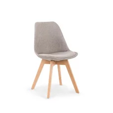 CHAIR K 303, LIGHT GRAY / BEECH